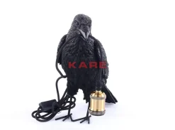 Tischleuchte Animal Crow Matt Schwarz