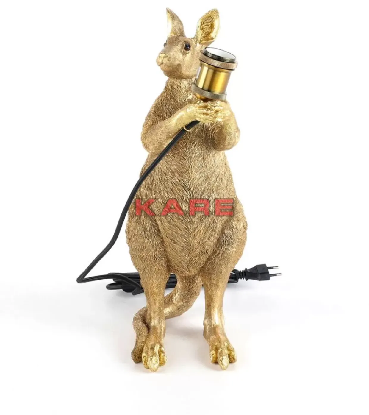 Tischleuchte Animal Kangaroo Gold 46Cm