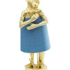 Tischleuchte Animal Monkey Gold Blau
