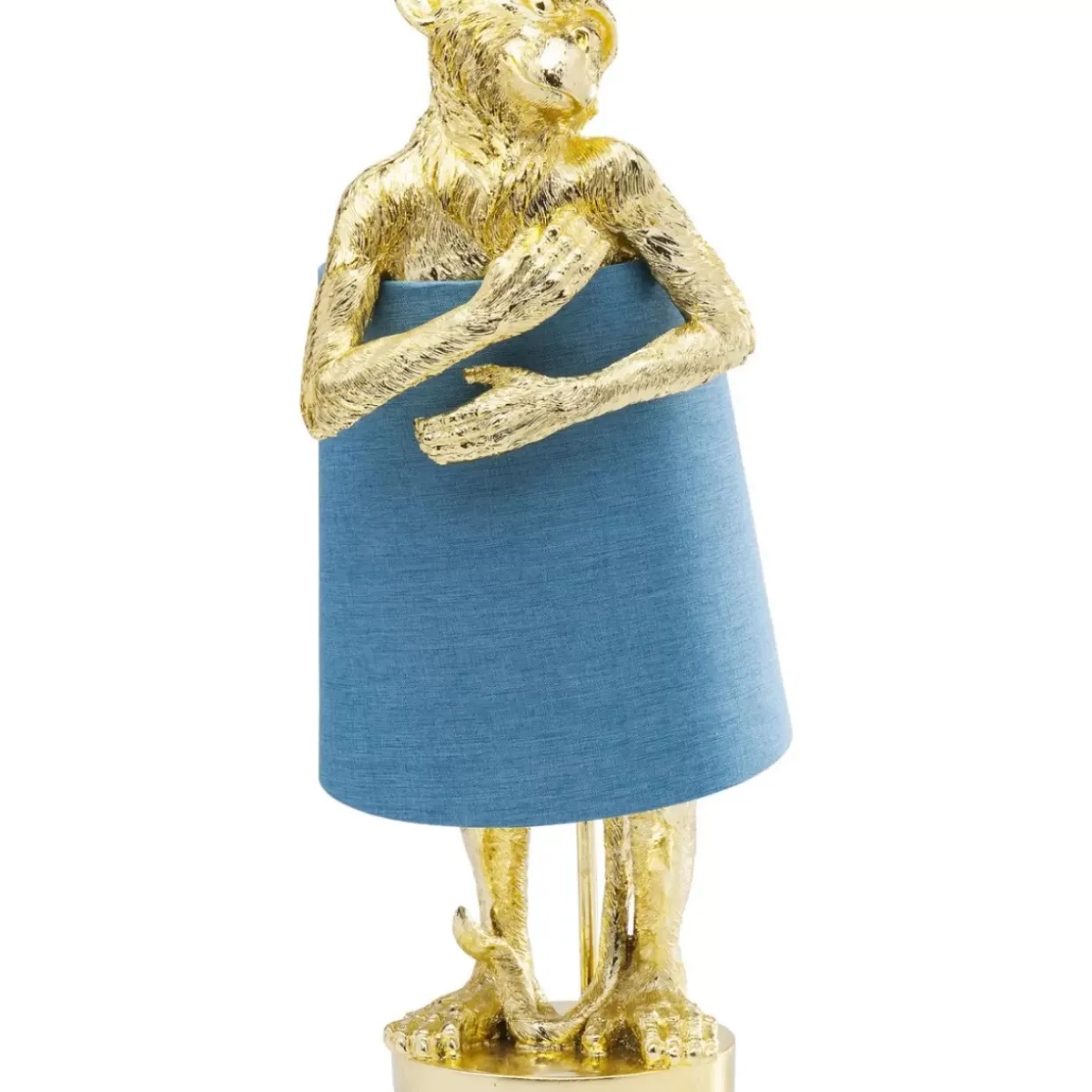 Tischleuchte Animal Monkey Gold Blau