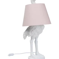 Tischleuchte Animal Ostrich Weis 66Cm