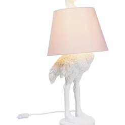 Tischleuchte Animal Ostrich Weis 66Cm
