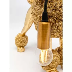 Tischleuchte Animal Poodle Gold 32Cm