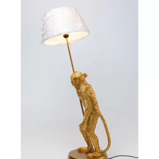 Tischleuchte Animal Standing Monkey Gold 51Cm