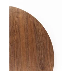 Tischplatte Invitation Round Walnut O90Cm