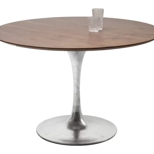 Tischplatte Invitation Round Walnut O120Cm