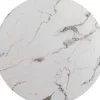 Tischplatte Schickeria Marmoroptik Weis O80Cm