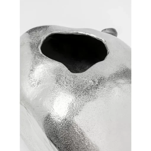 Vase Art Stones Silber 21Cm