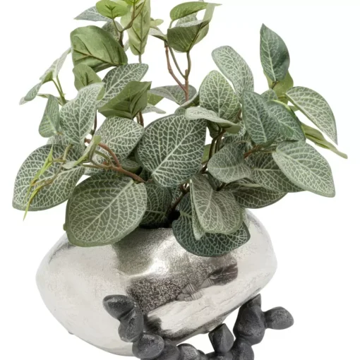 Vase Art Stones Silber 21Cm