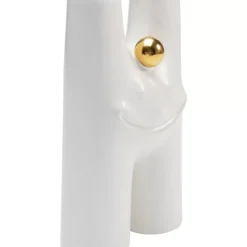 Vase Funny Teeth Weis 16Cm