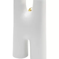 Vase Funny Teeth Weis 16Cm