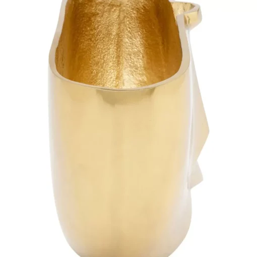 Vase Half Face Gold 38Cm