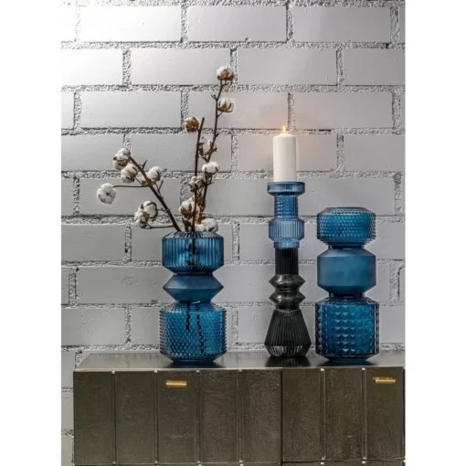 Vase Marvelous Duo Blau 42Cm