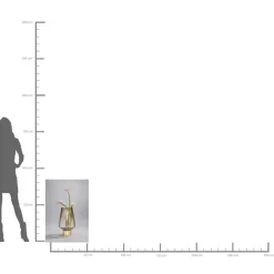 Vase Noble Braun 40Cm