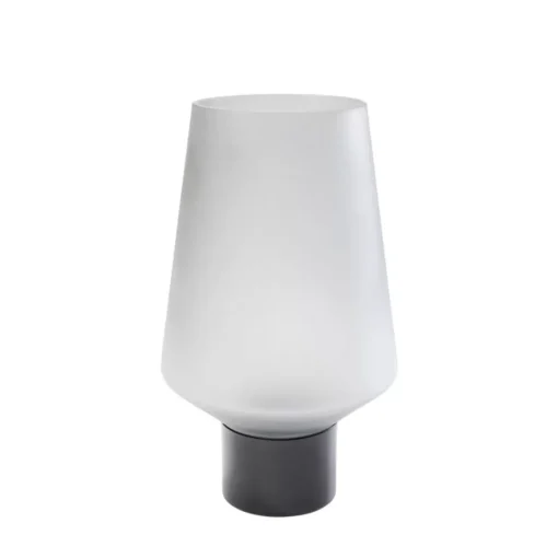 Vase Noble Ring Grau Matt 26Cm