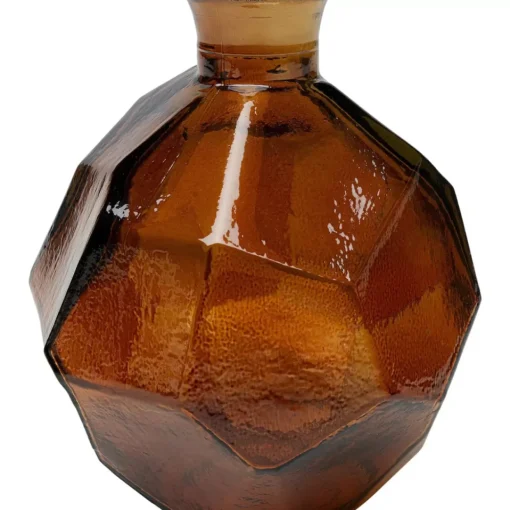Vase Origami Braun 18Cm