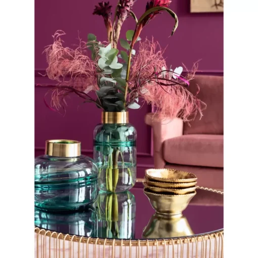 Vase Positano Belly Grun 28Cm