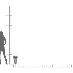 Vase Rose Multi Chrom Big