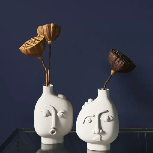 Vase Spherical Face Left 16Cm