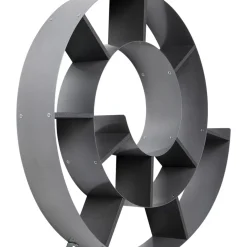 Wandregal Snail Silver Grau