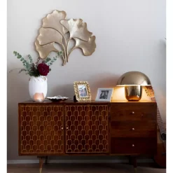 Wandschmuck Ginkgo Gold Gros
