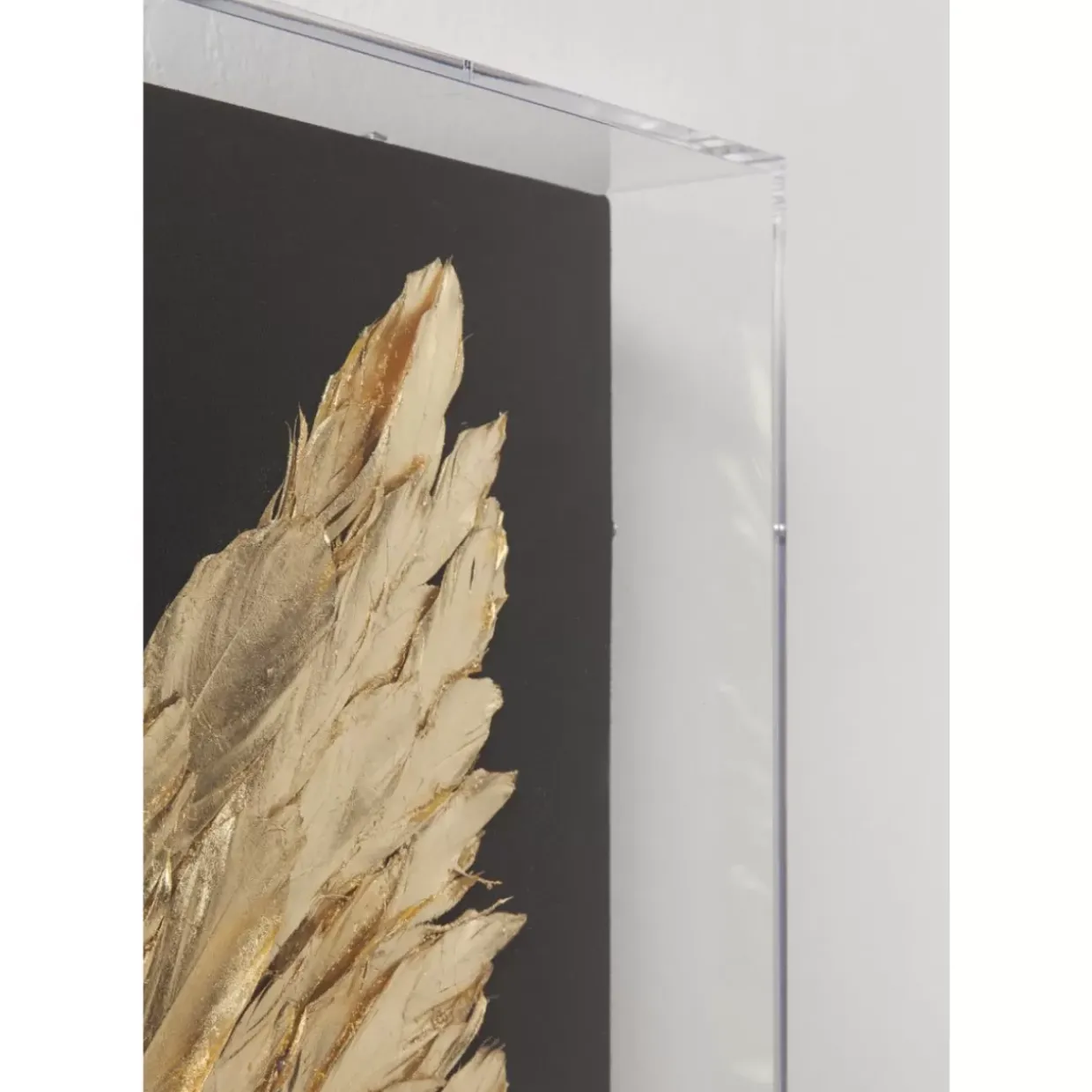 Wandschmuck Wings Gold Black 120X120Cm