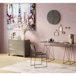 Wanduhr Andrea Schwarz O60Cm