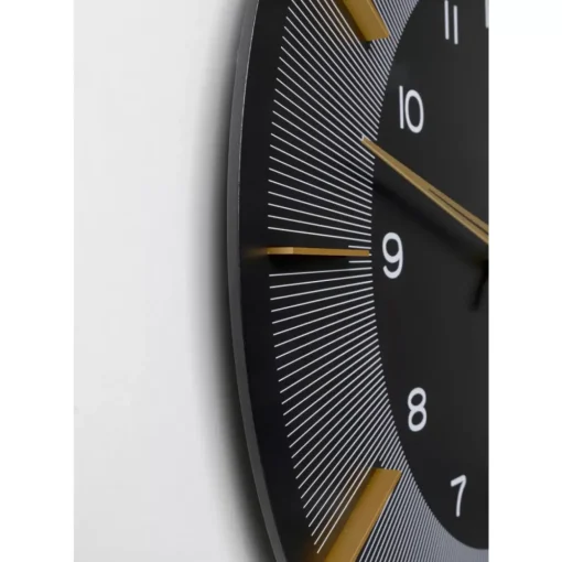 Wanduhr Lio Schwarz O60