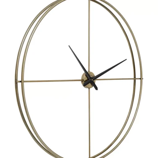 Wanduhr Simple Pure Brass O95Cm