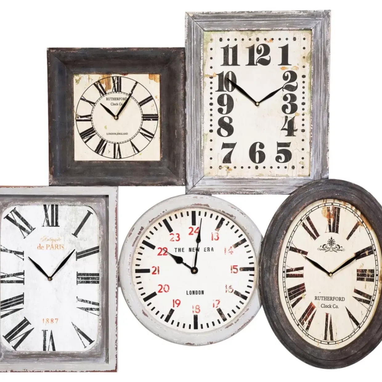 Wanduhr Vintage Multi Nature