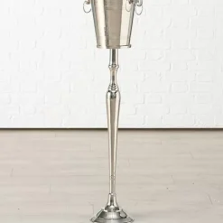Weinkuhler Pillar Silber