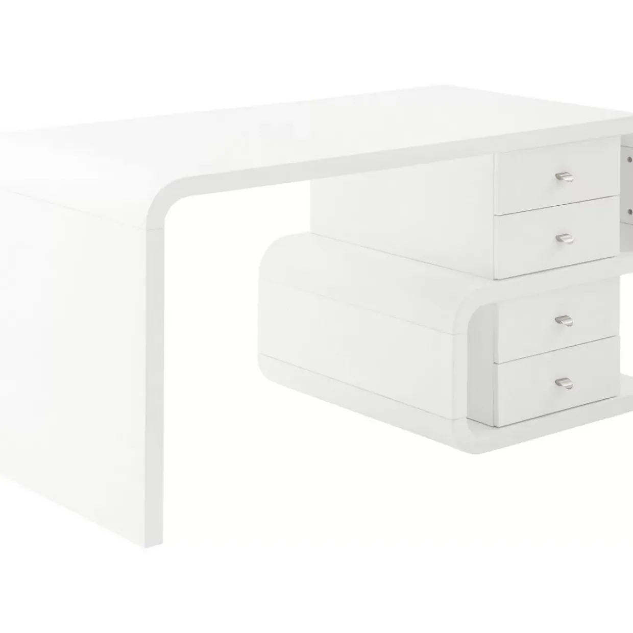 White Club Schreibtisch Snake 150X70Cm