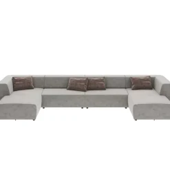 Wohnlandschaft Infinity Malibu Grau 434Cm
