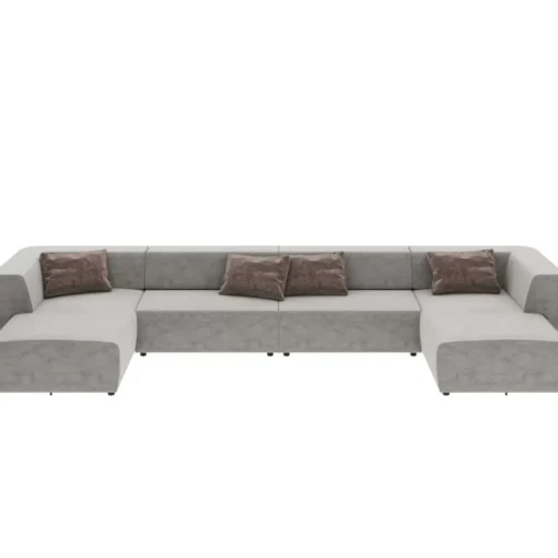 Wohnlandschaft Infinity Malibu Grau 434Cm